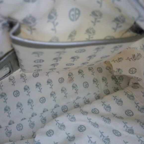 Vintage Giani Bernini Butterflies Handbag Tote Bag Purse - Picture 9 of 16